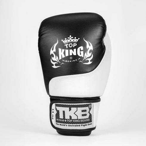 Guantes de Boxeo/Thai Boxing TOPKING Power negro blanco