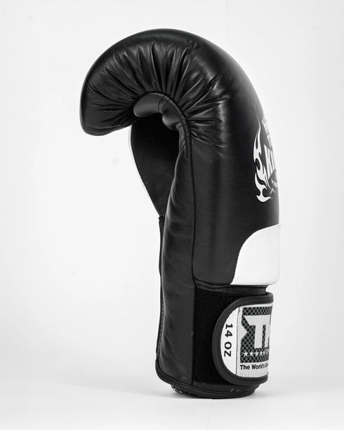 Guantes de Boxeo/Thai Boxing TOPKING Power negro blanco