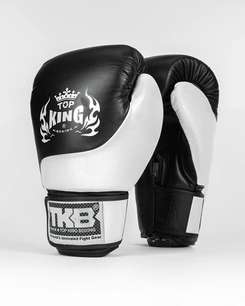 Guantes de Boxeo/Thai Boxing TOPKING Power negro blanco