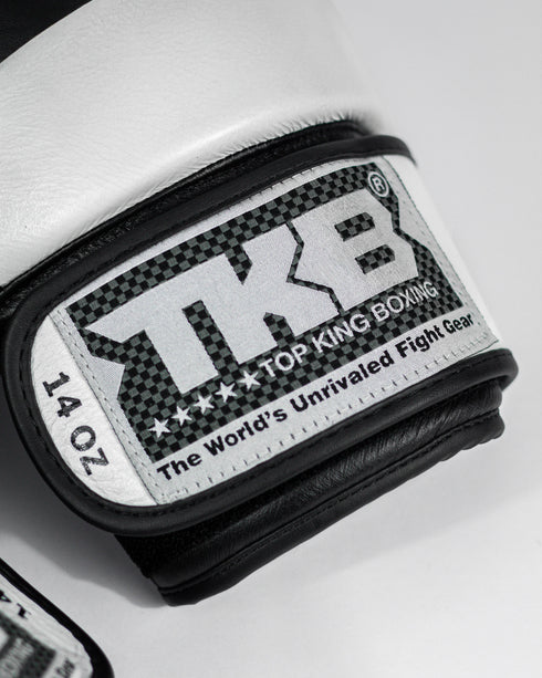 Guantes de Boxeo/Thai Boxing TOPKING Power negro blanco