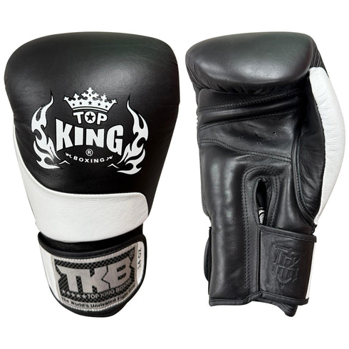 Guantes de Boxeo/Thai Boxing TOPKING Power negro blanco